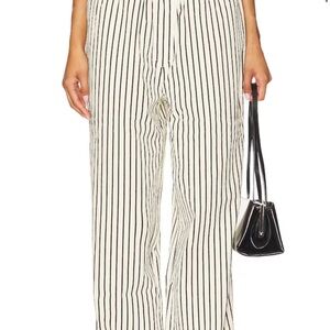 Lioness Black and White Striped Trousers